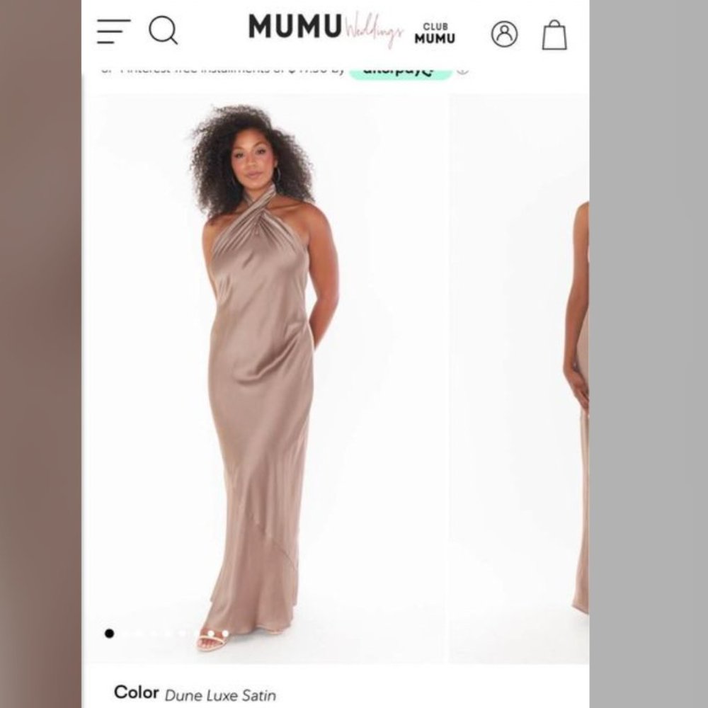 Show Me Your Mumu Dress Jasmine halter Maxi Dress